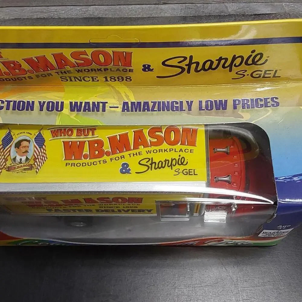 WB Mason & Sharpie S-Gel Delivery Truck Collectors Toy